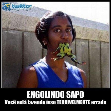 Engolindo sapo